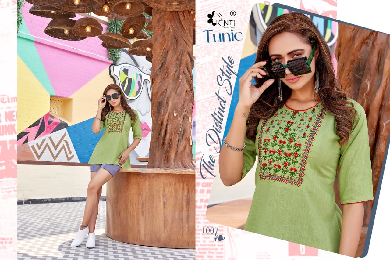 Kinti Tunic Western Wear Wholesale Ladies Top Catalog